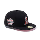 59FIFTY Pink Under Visor ロサンゼルス・エンゼルス ブラック ピンクアンダーバイザー - 14334347-700 | NEW ERA ニューエラ公式オンラインストア