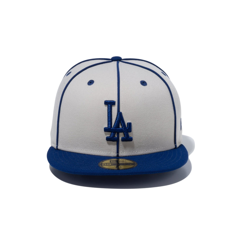 59FIFTY Piping パイピング ロサンゼルス・ドジャース ストーン/ダークロイヤル - 14109900-700 | NEW ERA ニューエラ公式オンラインストア