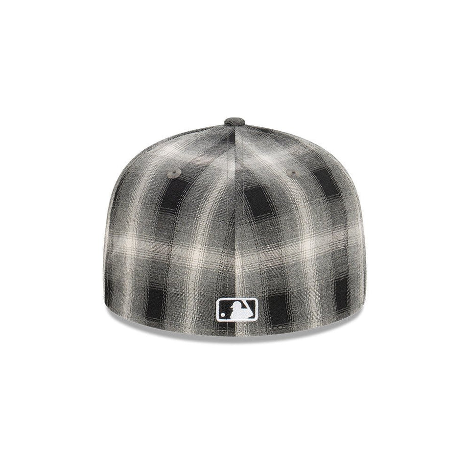 59FIFTY Plaid ニューヨーク・ヤンキース ブラックチェック グレーアンダーバイザー - 13518086-700 | NEW ERA ニューエラ公式オンラインストア