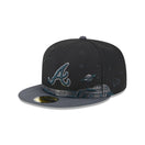 59FIFTY Planetary アトランタ・ブレーブス ブラック グレーアンダーバイザー - 13555037-700 | NEW ERA ニューエラ公式オンラインストア
