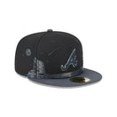 59FIFTY Planetary アトランタ・ブレーブス ブラック グレーアンダーバイザー - 13555037-700 | NEW ERA ニューエラ公式オンラインストア