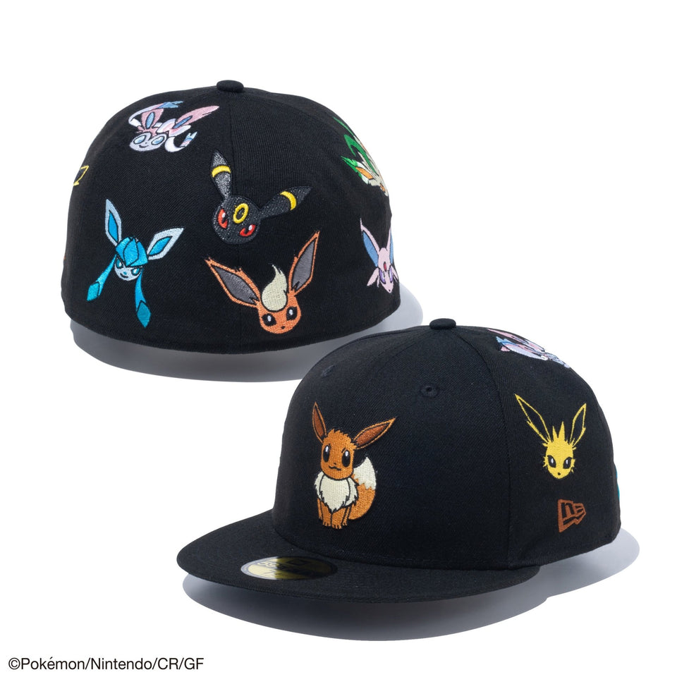 59FIFTY Pokémon ポケモン イーブイフレンズ ブラック - 14124365-700 | NEW ERA ニューエラ公式オンラインストア