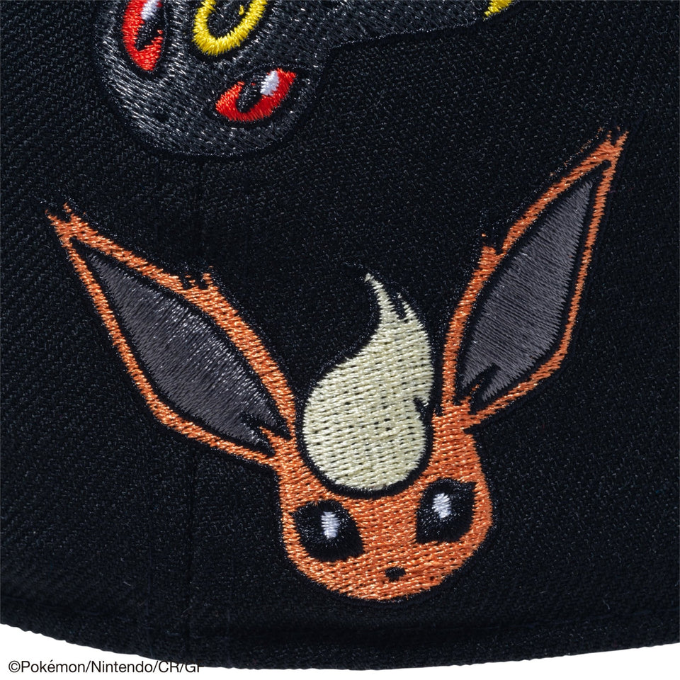 59FIFTY Pokémon ポケモン イーブイフレンズ ブラック - 14124365-700 | NEW ERA ニューエラ公式オンラインストア