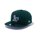 59FIFTY POLAR LIGHTS オークランド・アスレチックス パープルアンダーバイザー - 13470176-700 | NEW ERA ニューエラ公式オンラインストア