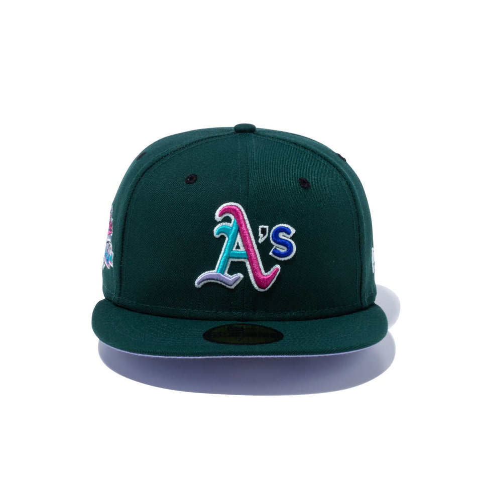 59FIFTY POLAR LIGHTS オークランド・アスレチックス パープルアンダーバイザー - 13470176-700 | NEW ERA ニューエラ公式オンラインストア