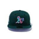 59FIFTY POLAR LIGHTS オークランド・アスレチックス パープルアンダーバイザー - 13470176-700 | NEW ERA ニューエラ公式オンラインストア