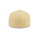 59FIFTY Raffia Front ニューヨーク・ヤンキース ベガスゴールド グレーアンダーバイザー - 13743512-700 | NEW ERA ニューエラ公式オンラインストア