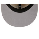 59FIFTY Raffia Front ニューヨーク・ヤンキース ベガスゴールド グレーアンダーバイザー - 13743512-700 | NEW ERA ニューエラ公式オンラインストア