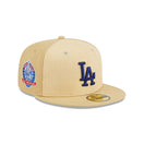 59FIFTY Raffia Front ロサンゼルス・ドジャース ベガスゴールド グレーアンダーバイザー - 13743514-700 | NEW ERA ニューエラ公式オンラインストア