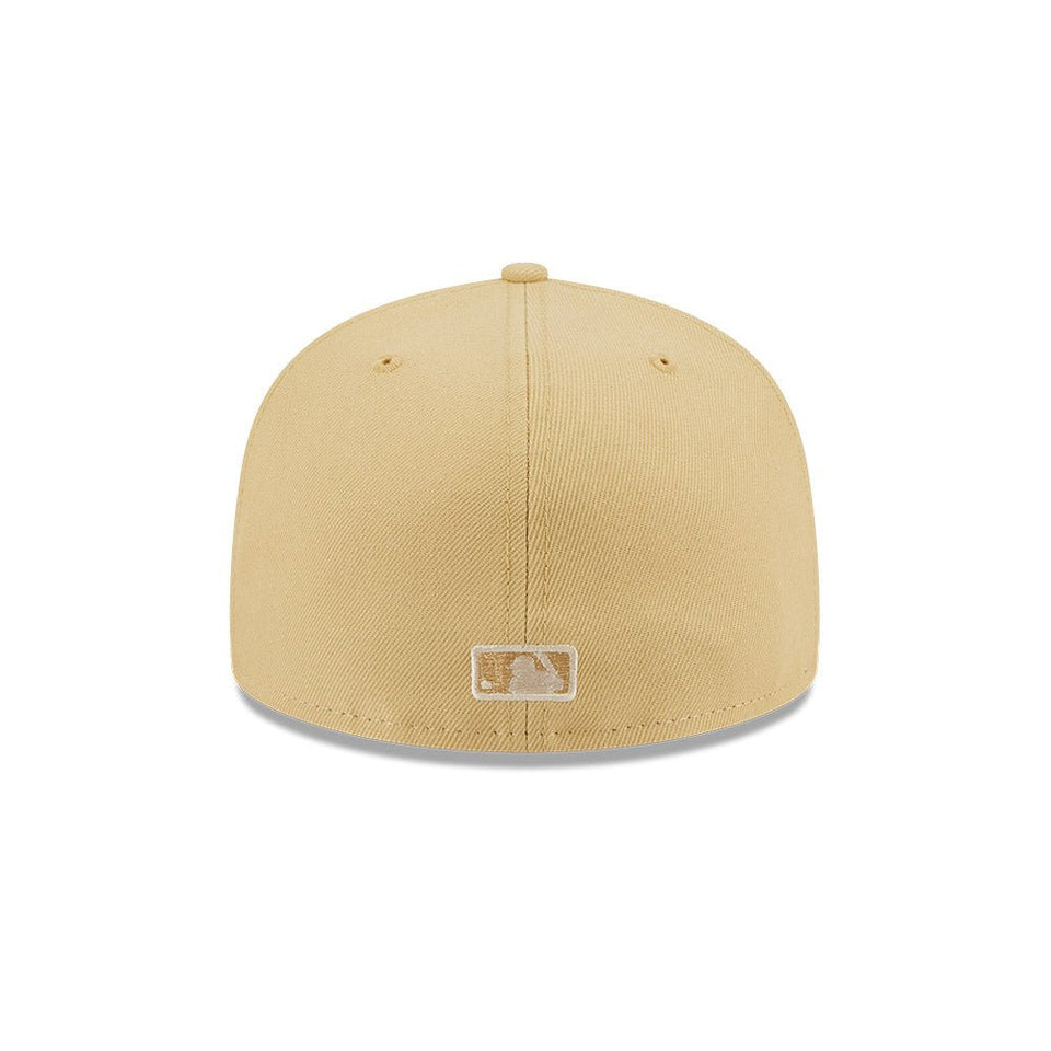 59FIFTY Raffia Front ロサンゼルス・ドジャース ベガスゴールド グレーアンダーバイザー - 13743514-700 | NEW ERA ニューエラ公式オンラインストア