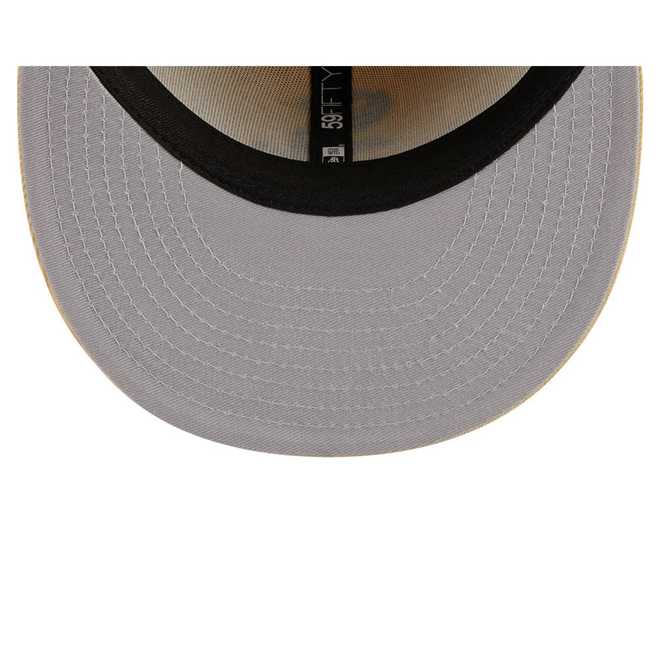 59FIFTY Raffia Front シカゴ・ホワイトソックス ベガスゴールド グレーアンダーバイザー - 13743516-700 | NEW ERA ニューエラ公式オンラインストア