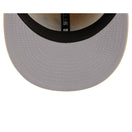 59FIFTY Raffia Front アトランタ・ブレーブス ベガスゴールド グレーアンダーバイザー - 13743518-700 | NEW ERA ニューエラ公式オンラインストア