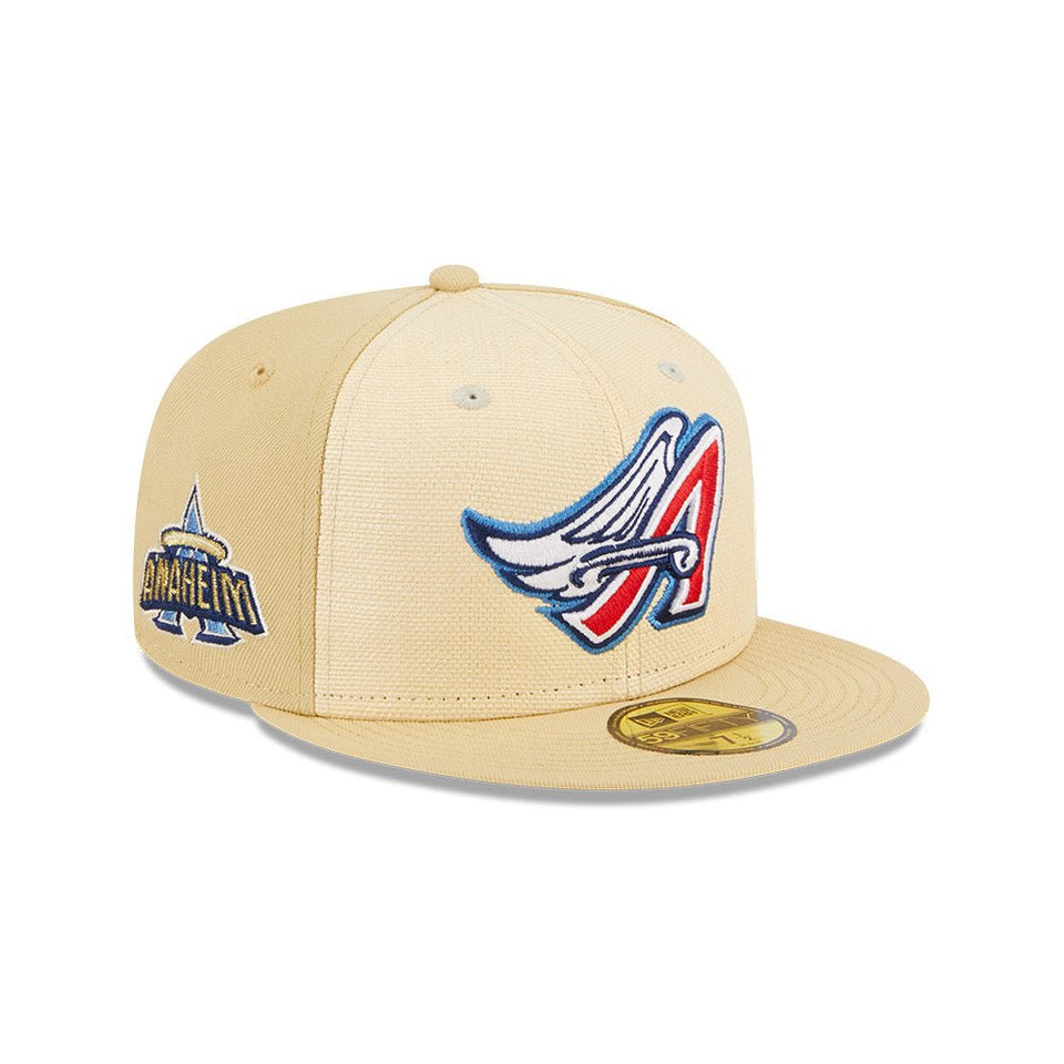 59FIFTY Raffia Front ロサンゼルス・エンゼルス ベガスゴールド ...