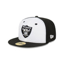 59FIFTY Raiders Pro Bowl Pack ラスベガス・レイダース ホワイト / ブラック ケリーアンダーバイザー - 13518072-700 | NEW ERA ニューエラ公式オンラインストア