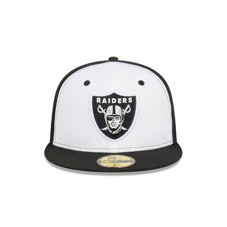 59FIFTY Raiders Pro Bowl Pack ラスベガス・レイダース ホワイト / ブラック ケリーアンダーバイザー - 13518072-700 | NEW ERA ニューエラ公式オンラインストア