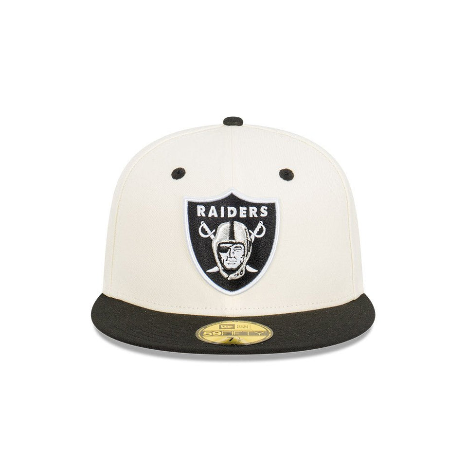 59FIFTY Raiders Pro Bowl Pack ラスベガス・レイダース クロームホワイト ブラックバイザー - 13518073-700 | NEW ERA ニューエラ公式オンラインストア