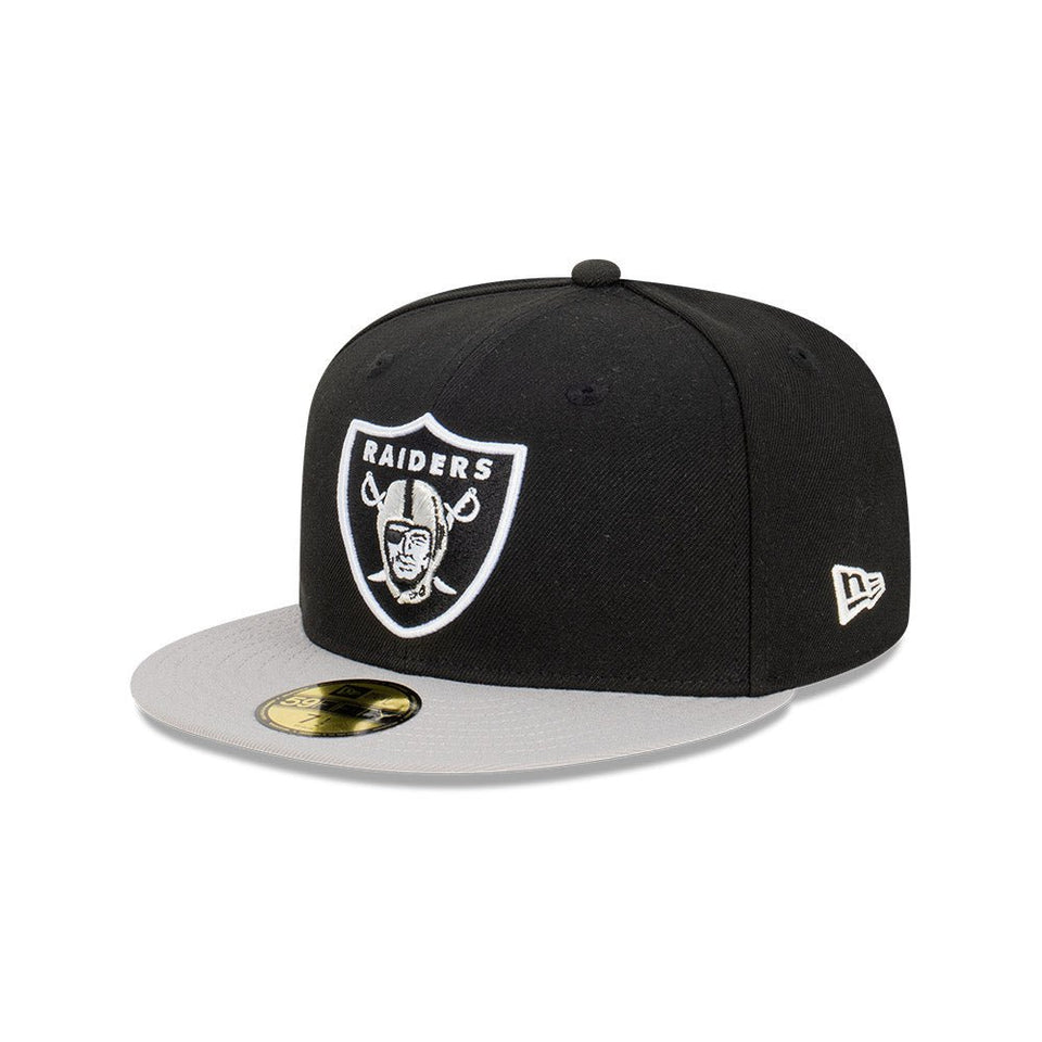 59FIFTY Raiders Pro Bowl Pack ラスベガス・レイダース ブラック グレーバイザー - 13518075-700 | NEW ERA ニューエラ公式オンラインストア