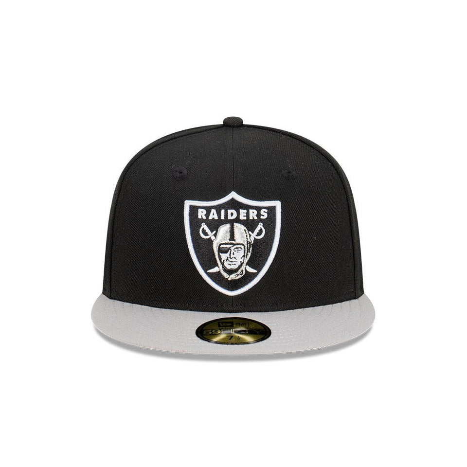 59FIFTY Raiders Pro Bowl Pack ラスベガス・レイダース ブラック グレーバイザー - 13518075-700 | NEW ERA ニューエラ公式オンラインストア