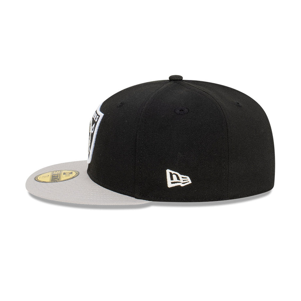 59FIFTY Raiders Pro Bowl Pack ラスベガス・レイダース ブラック グレーバイザー - 13518075-700 | NEW ERA ニューエラ公式オンラインストア