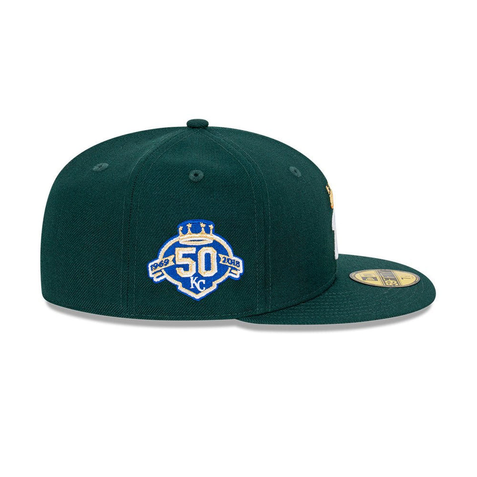 59FIFTY Regal Greens カンザスシティ・ロイヤルズ クーパーズタウン ダークグリーン - 13821973-700 | NEW ERA ニューエラ公式オンラインストア