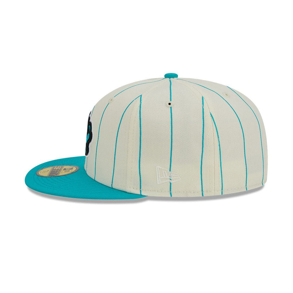 59FIFTY Retro City マイアミ・マーリンズ ピンストライプ クロームホワイト - 13774163-700 | NEW ERA ニューエラ公式オンラインストア