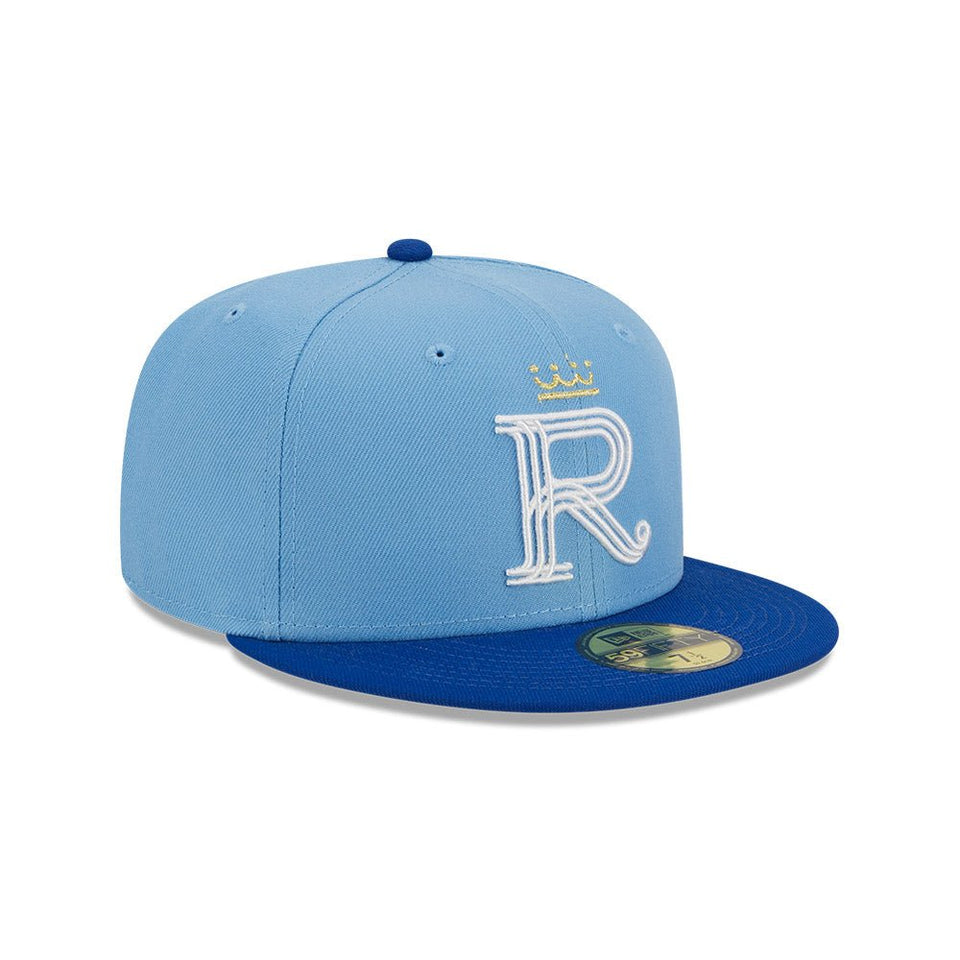 59FIFTY Retro City カンザスシティ・ロイヤルズ ライトブルー - 13774165-700 | NEW ERA ニューエラ公式オンラインストア