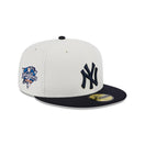 59FIFTY Retro Collection ニューヨーク・ヤンキース クロームホワイト グレーアンダーバイザー - 13497898-700 | NEW ERA ニューエラ公式オンラインストア