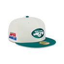 59FIFTY Retro Collection ニューヨーク・ジェッツ クロームホワイト グレーアンダーバイザー - 13497900-700 | NEW ERA ニューエラ公式オンラインストア
