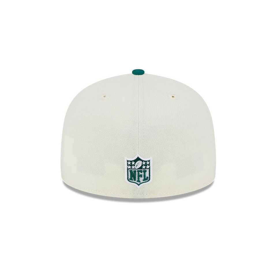 59FIFTY Retro Collection ニューヨーク・ジェッツ クロームホワイト グレーアンダーバイザー - 13497900-700 | NEW ERA ニューエラ公式オンラインストア