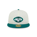 59FIFTY Retro Collection ニューヨーク・ジェッツ クロームホワイト グレーアンダーバイザー - 13497900-700 | NEW ERA ニューエラ公式オンラインストア