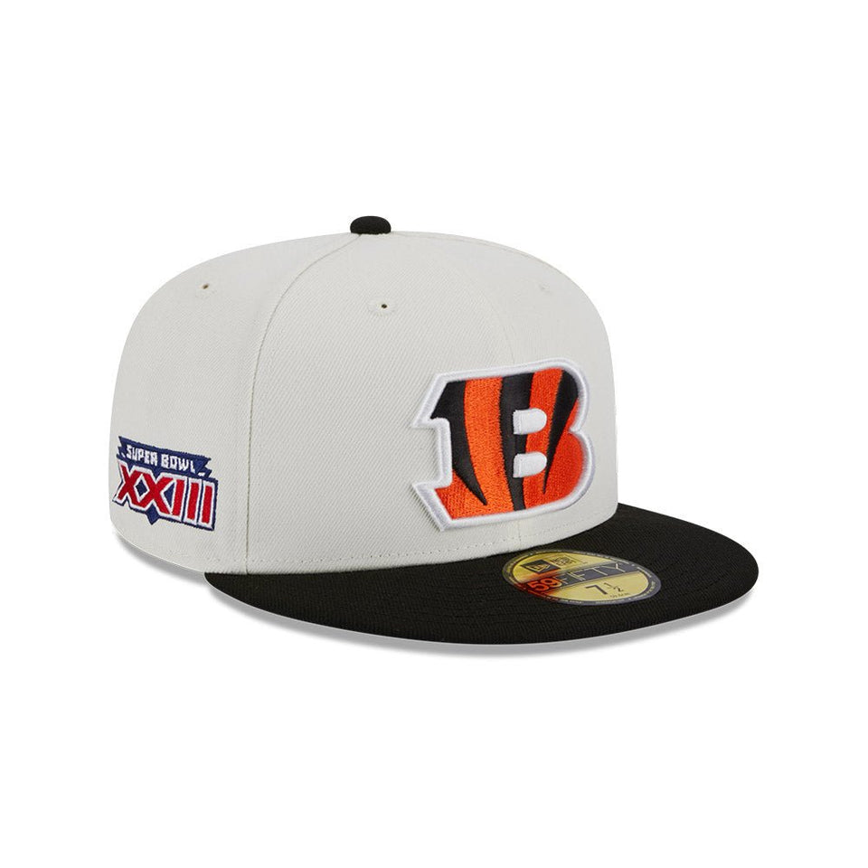 59FIFTY Retro Collection シンシナティ・ベンガルズ クロームホワイト グレーアンダーバイザー - 13497910-700 | NEW ERA ニューエラ公式オンラインストア