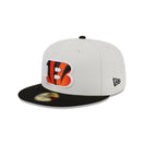 59FIFTY Retro Collection シンシナティ・ベンガルズ クロームホワイト グレーアンダーバイザー - 13497910-700 | NEW ERA ニューエラ公式オンラインストア