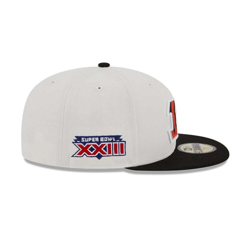 59FIFTY Retro Collection シンシナティ・ベンガルズ クロームホワイト グレーアンダーバイザー - 13497910-700 | NEW ERA ニューエラ公式オンラインストア