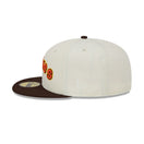 59FIFTY Retro Script サンディエゴ・パドレス クーパーズタウン クロームホワイト ブラウンバイザー - 13743502-700 | NEW ERA ニューエラ公式オンラインストア