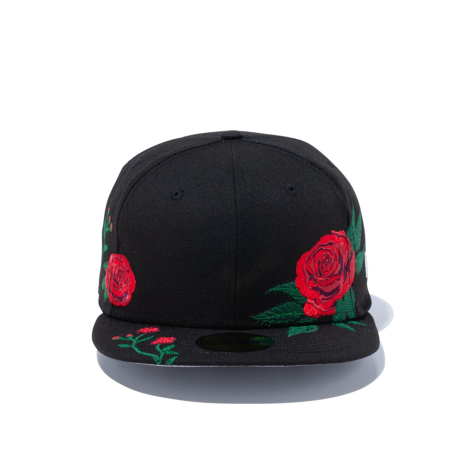 59FIFTY Rose Embroidery ブラック - 13059569-700 | NEW ERA ニューエラ公式オンラインストア