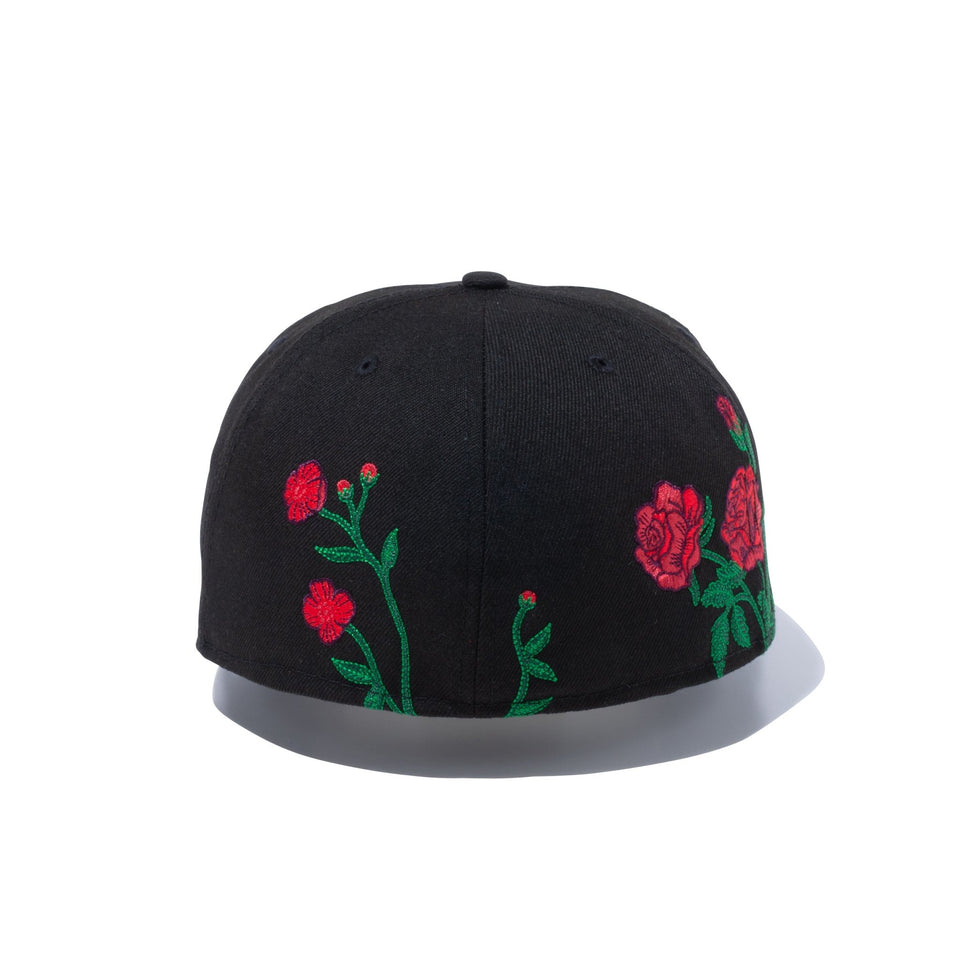 59FIFTY Rose Embroidery ブラック - 13059569-700 | NEW ERA ニューエラ公式オンラインストア