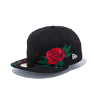 59FIFTY Rose Embroidery ブラック - 13059569-700 | NEW ERA ニューエラ公式オンラインストア