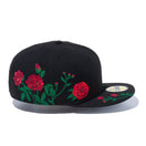 59FIFTY Rose Embroidery ブラック - 13059569-700 | NEW ERA ニューエラ公式オンラインストア