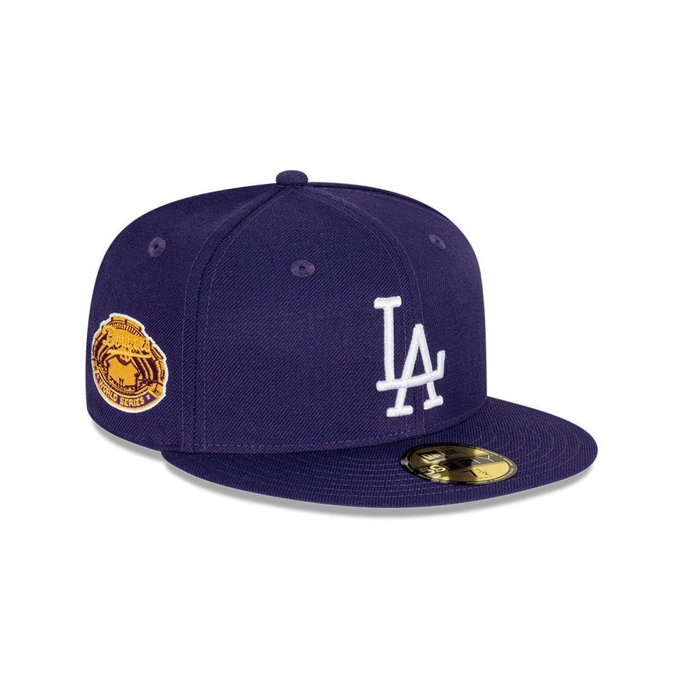 59FIFTY Royal Purple ロサンゼルス・ドジャース クーパーズタウン ネイビーパープル グレーアンダーバイザー