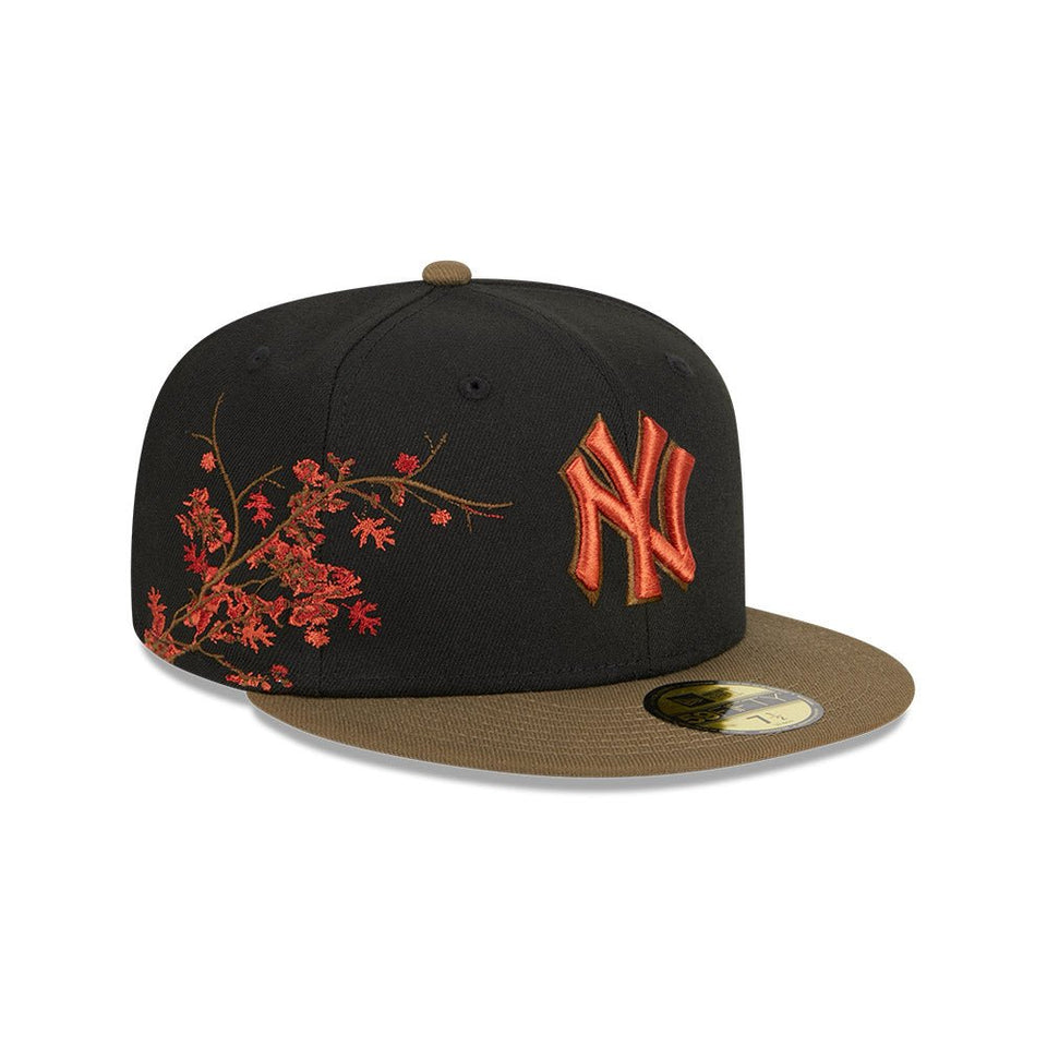 NEW ERA ニューエラ/ キャップ 帽子 ヤンキース ウール 刺繍 黒 赤