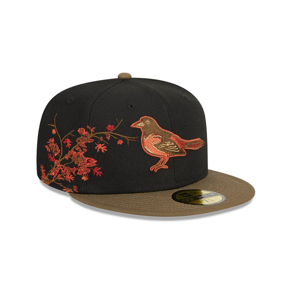 59FIFTY Rustic Fall ボルティモア・オリオールズ ブラック - 13935267-700 | NEW ERA ニューエラ公式オンラインストア