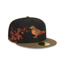 59FIFTY Rustic Fall ボルティモア・オリオールズ ブラック - 13935267-700 | NEW ERA ニューエラ公式オンラインストア