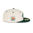 59FIFTY Rusty Green & Chrome トロント・ブルージェイズ クロームホワイト グリーンバイザー - 13731684-700 | NEW ERA ニューエラ公式オンラインストア