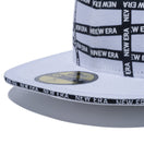 59FIFTY Sandwich Visor ロゴテープ NEW ERA ブラックサンドイッチバイザー ホワイト - 12572916-700 | NEW ERA ニューエラ公式オンラインストア