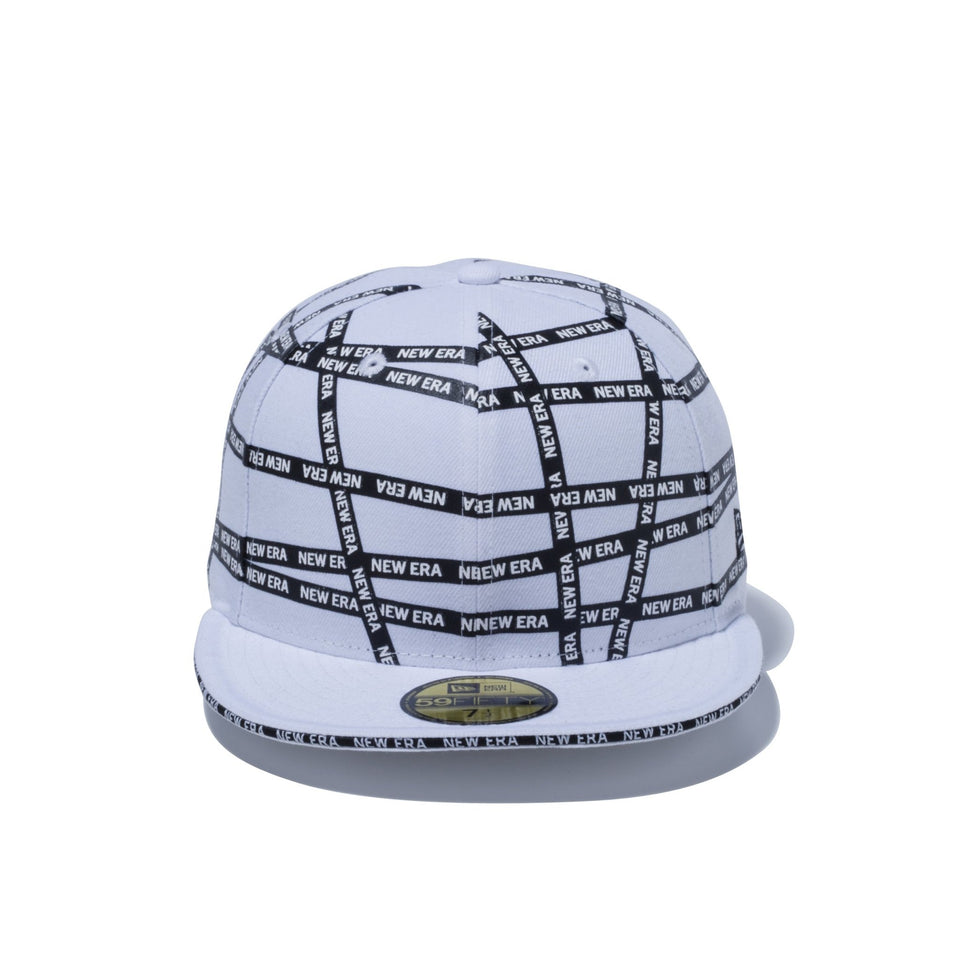 59FIFTY Sandwich Visor ロゴテープ NEW ERA ブラックサンドイッチバイザー ホワイト - 12572916-700 | NEW ERA ニューエラ公式オンラインストア