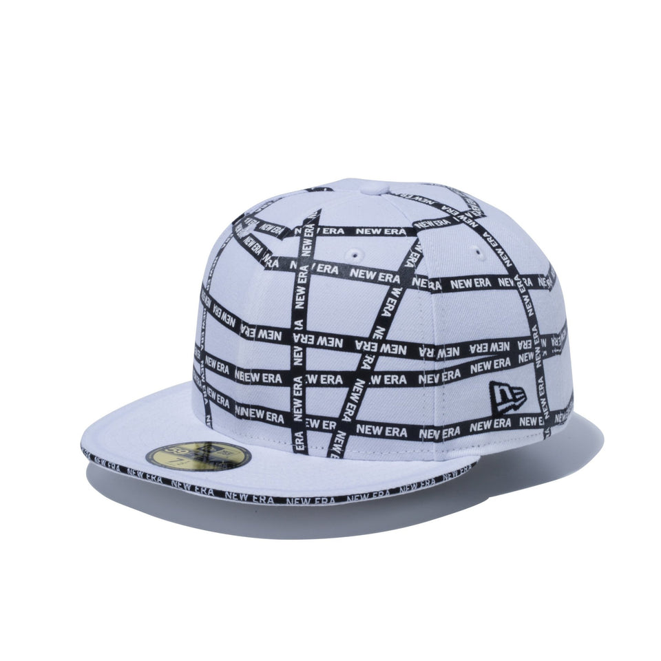 59FIFTY Sandwich Visor ロゴテープ NEW ERA ブラックサンドイッチバイザー ホワイト - 12572916-700 | NEW ERA ニューエラ公式オンラインストア