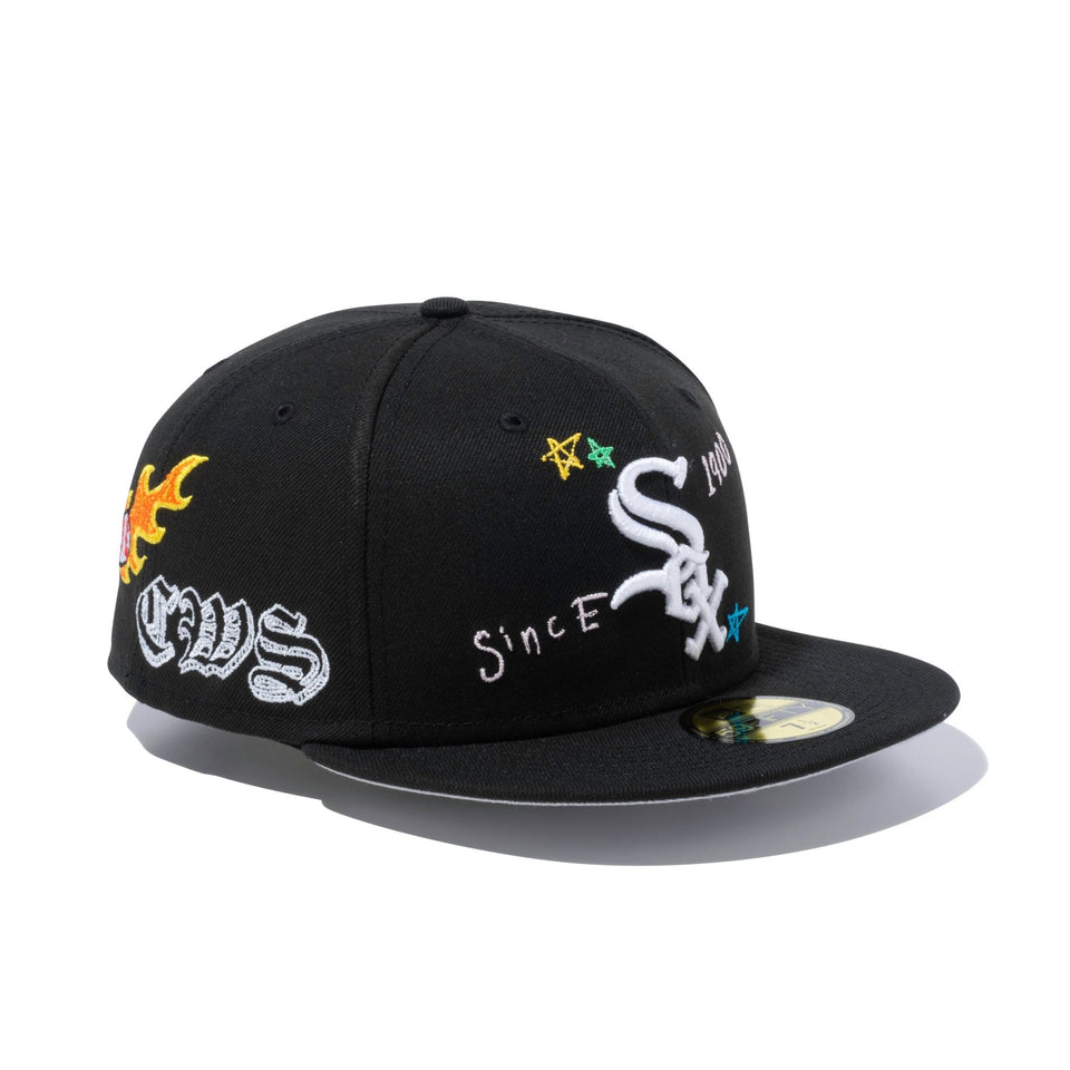 59FIFTY SCRIBBLE シカゴ・ホワイトソックス グレーアンダー