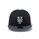 59FIFTY Shadow ニューヨーク・メッツ ブラック ダークグラファイトバイザー - 14109893-700 | NEW ERA ニューエラ公式オンラインストア