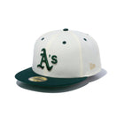 59FIFTY Sister City Collection FUKUOKA オークランド・アスレチックス クロームホワイト ダークグリーンバイザー - 13682251-700 | NEW ERA ニューエラ公式オンラインストア