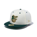 59FIFTY Sister City Collection KAWASAKI ボルティモア・オリオールズ クロームホワイト ダークグリーンバイザー - 13682250-700 | NEW ERA ニューエラ公式オンラインストア